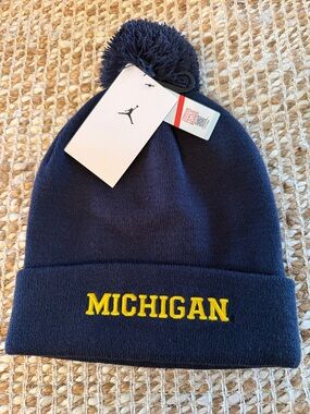 NWY Jordan Michigan Embroidery Beanie